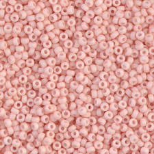 Miyuki rocailles Perlen 15/0 - Matted opaque tea rose 15-2036